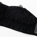 チュールフリルストラップレスブラ（S・M・Lサイズ） | palissee | 詳細画像4 