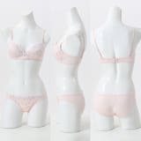 【ノンワイヤー】プリンセスリボン刺繍 ノンワイヤーブラ＆ショーツ  | palissee | 詳細画像3 