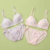 【ノンワイヤー】パステルフラワープリント ノンワイヤーブラ&ショーツ | palissee | 詳細画像9