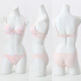 【ノンワイヤー】パステルフラワープリント ノンワイヤーブラ&ショーツ | palissee | 詳細画像2