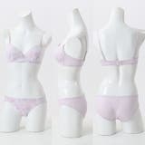 【ノンワイヤー】パステルフラワープリント ノンワイヤーブラ&ショーツ | palissee | 詳細画像3