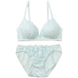 【ノンワイヤー】ガーリーリボンレースノンワイヤーブラ&ショーツ | palissee | 詳細画像11