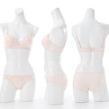 【ノンワイヤー】ガーリーリボンレースノンワイヤーブラ&ショーツ | palissee | 詳細画像2