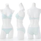 【ノンワイヤー】ガーリーリボンレースノンワイヤーブラ&ショーツ | palissee | 詳細画像3