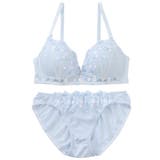 【ノンワイヤー】プチフラワー刺繍ノンワイヤーブラ&ショーツ | palissee | 詳細画像11