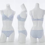 【ノンワイヤー】プチフラワー刺繍ノンワイヤーブラ&ショーツ | palissee | 詳細画像3