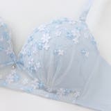 【ノンワイヤー】プチフラワー刺繍ノンワイヤーブラ&ショーツ | palissee | 詳細画像5