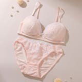 ピンク | 【ノンワイヤー】フラワーチュールノンワイヤーブラ&ショーツ | palissee