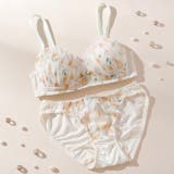 アイボリー | 【ノンワイヤー】Sheer Lemonade Fizzノンワイヤーブラ&ショーツ | palissee