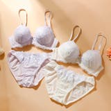 ルミナスフローラル3/4モールドカップブラ&ショーツ | palissee | 詳細画像4