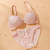 ピンク | シアーフラワー ３/４モールドカップブラ＆ショーツ | palissee
