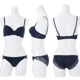 シンプルレース3/4モールドカップノンワイヤーブラ&ショーツ | palissee | 詳細画像6