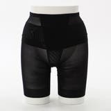 ブラック | 【ロングガードル】夏涼しい!快適メッシュガードル | palissee