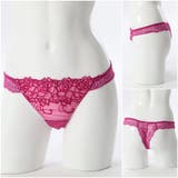 ピンク | sheer lace flowerＴバック | palissee