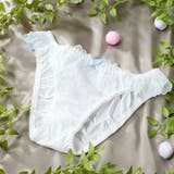 オフホワイト | Line Art Flower フルバックショーツ  | palissee