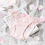 ピンク | Line Art Flower フルバックショーツ  | palissee