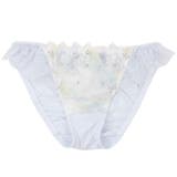 水彩プリントローズ刺繍 フルバックショーツ | palissee | 詳細画像7