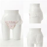 水彩プリントローズ刺繍 フルバックショーツ | palissee | 詳細画像3