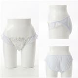 水彩プリントローズ刺繍 フルバックショーツ | palissee | 詳細画像4