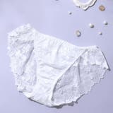 オフホワイト | 《脇高設計 2wayストラップレスブラシリーズ》バックレースショーツ | palissee