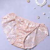 ピンクベージュ | 《脇高設計 2wayストラップレスブラシリーズ》バックレースショーツ | palissee