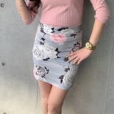 グレー | 花柄45丈ミニタイトスカート 2019 フラワータイトスカート | VANITY FACE
