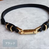 ブラック | ドッキング金具ベルト 韓国ファッション | VANITY FACE