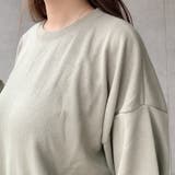 裾刺繍ロゴトレーナ トップス ロゴ | VANITY FACE | 詳細画像8 