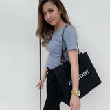 ショルダーストラップ付キャンパスブックトートバッグ レディース バッグ | VANITY FACE | 詳細画像9