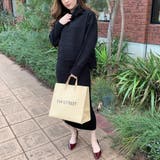 ショルダーストラップ付キャンパスブックトートバッグ レディース バッグ | VANITY FACE | 詳細画像2