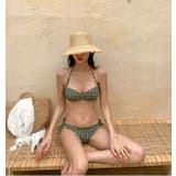 水着 レディース グリーン | 水着 & ビキニ レディース フィットネス通販 Upstairs | 詳細画像2 