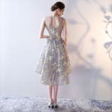 パーティードレス 花柄 刺繍 | パーティードレス通販 Precious Lady | 詳細画像7 