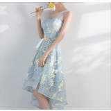 パーティードレス 花柄 刺繍 | パーティードレス通販 Precious Lady | 詳細画像9 