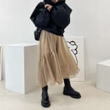 シアースカート マキシ チュールスカート | パーティードレス通販 Precious Lady | 詳細画像2 