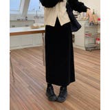 タイトスカート リブ ロングスカート | パーティードレス通販 Precious Lady | 詳細画像8 