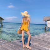 水着 レディース イエロー | 水着 & ビキニ レディース フィットネス通販 Upstairs | 詳細画像10
