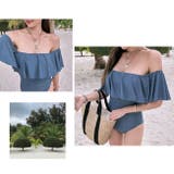 水着 レディース ブルー | 水着 & ビキニ レディース フィットネス通販 Upstairs | 詳細画像13 