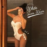 水着 レディース ホワイト | 水着 & ビキニ レディース フィットネス通販 Upstairs | 詳細画像1 