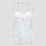 水着 レディース ホワイト | 水着 & ビキニ レディース フィットネス通販 Upstairs | 詳細画像8 