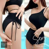 水着 レディース ブラック | 水着 & ビキニ レディース フィットネス通販 Upstairs | 詳細画像1 