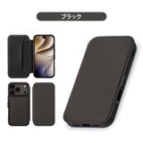 ブラック | iPhone18ProMax iPhone17ProMax用 ガラスフリップケー… | Premium Style