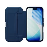 iPhone17 ガラスフリップケース サフィアーノ調 | Premium Style | 詳細画像3