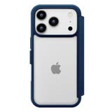 iPhone17Pro ガラスフリップケース サフィアーノ調 | Premium Style | 詳細画像4 