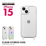 iPhone15 ケース カバー ラメ オーロラ オーロラカラー クリア | Premium Style | 詳細画像1 