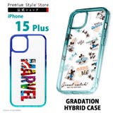 iPhone15Plus ケース カバー グラデーション ディズニー マーベル | Premium Style | 詳細画像1
