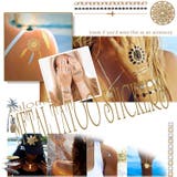 フラッシュタトゥー メタルタトゥシール ボディシール | アクセサリーショップPIENA | 詳細画像1 