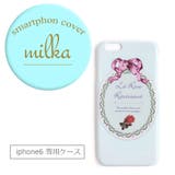 ガーリーなリボンフラワーモチーフが描かれたラブリーなiphoneケース | アクセサリーショップPIENA | 詳細画像1