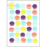 ウォールステッカー 貼ってはがせる マカロンブルー | アクセサリーショップPIENA | 詳細画像12 