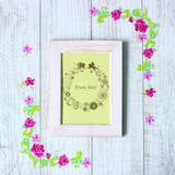 ウォールステッカー 貼ってはがせる バラの淵飾り | アクセサリーショップPIENA | 詳細画像1 