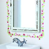 ウォールステッカー 貼ってはがせる バラの淵飾り | アクセサリーショップPIENA | 詳細画像5 